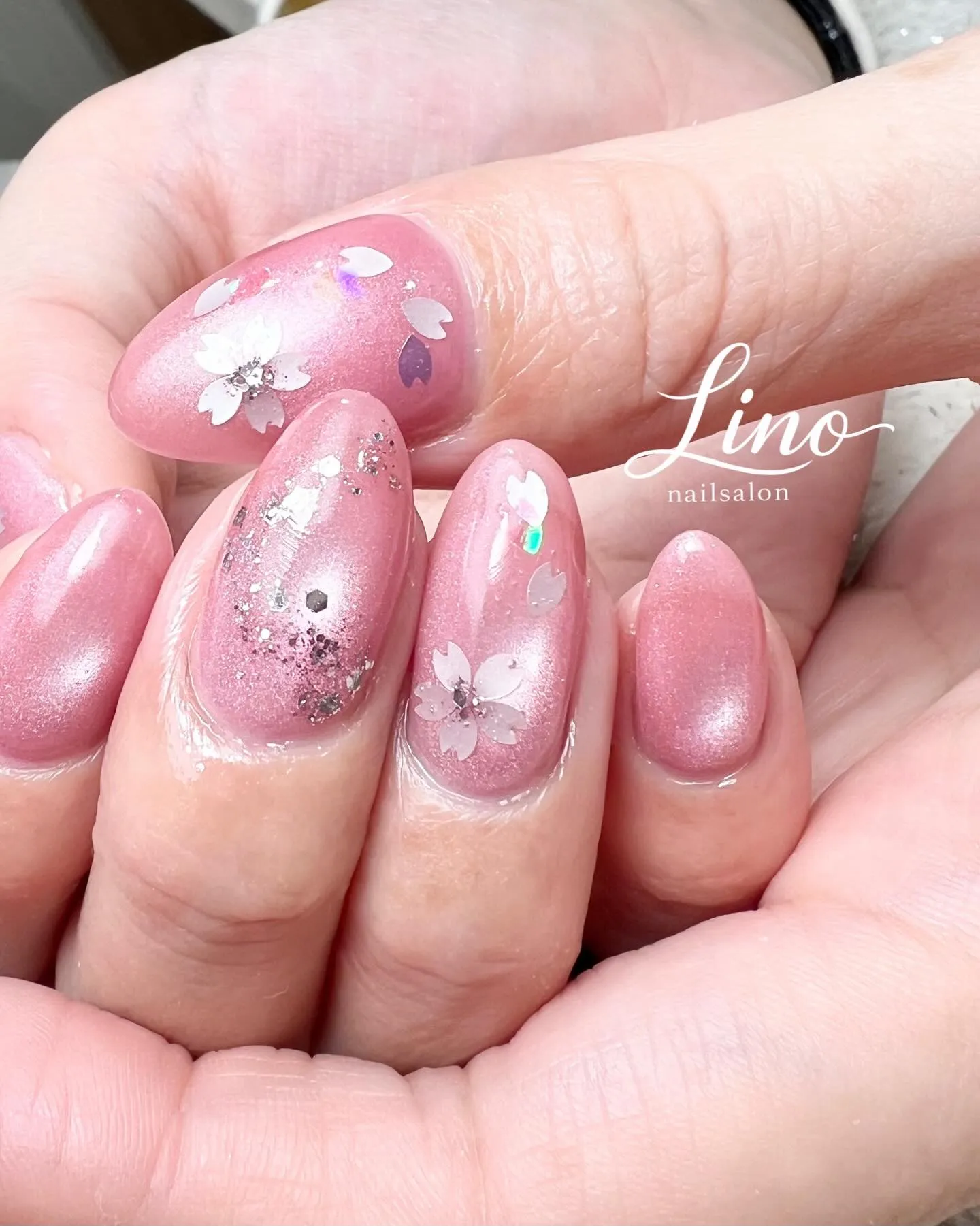 春いっぱい桜ネイル♪