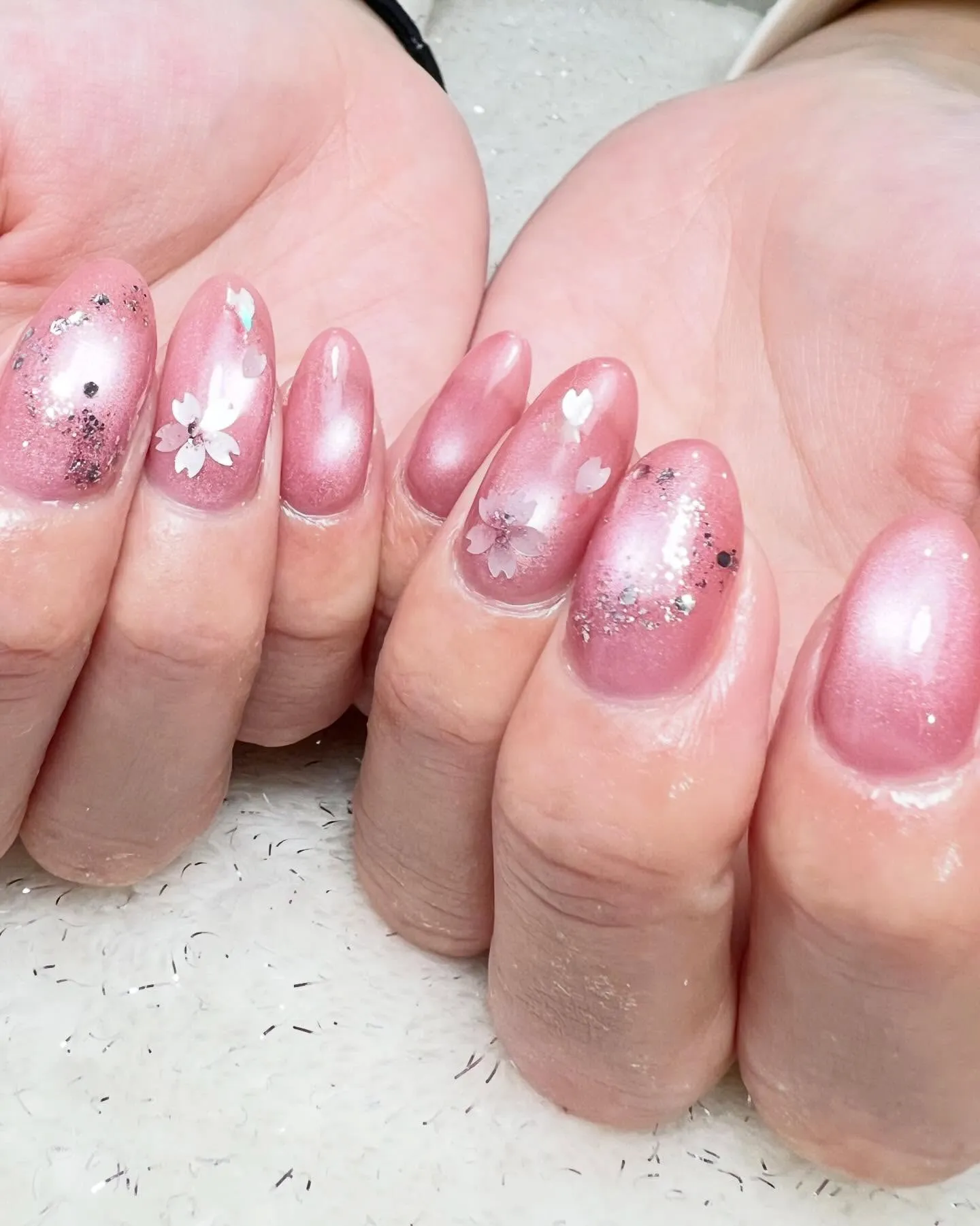 春いっぱい桜ネイル♪