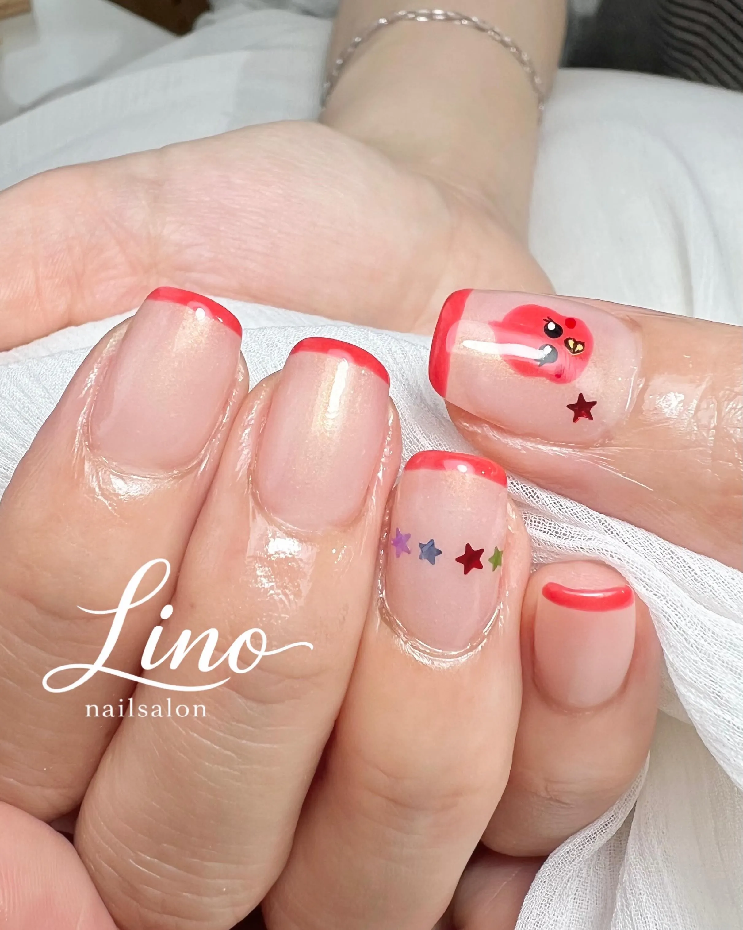 推しネイル🐥❤️