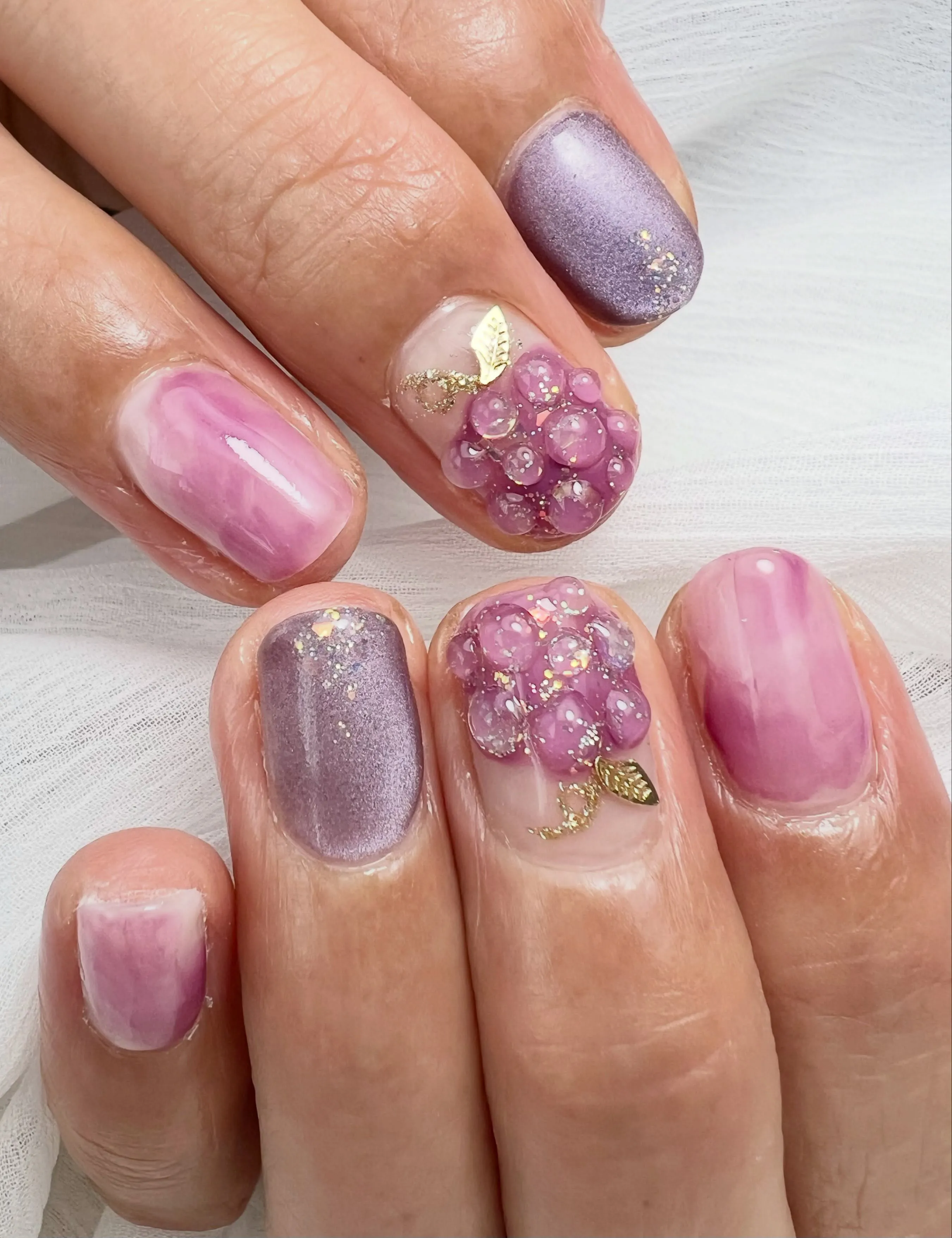 ぶどうネイル🍇