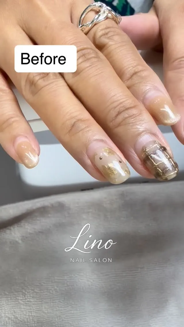 ぷっくりフラワーが可愛い♡大人ネイル💅🏻✨️